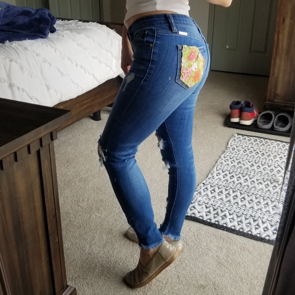 Kancan Patchwork Jeans - image 4